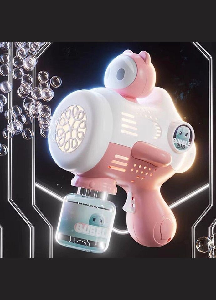 Гармата для мильних бульбашок на батарейках, Bubble maker, Блакитний / Пухирчастий пістолет-генератор No Brand (378575093)