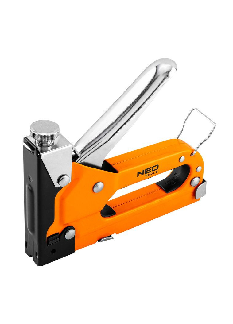 Багатофункціональний степлер 3в1, 4-14 мм, сталеві скоби G, L, E Neo Tools (354198705)