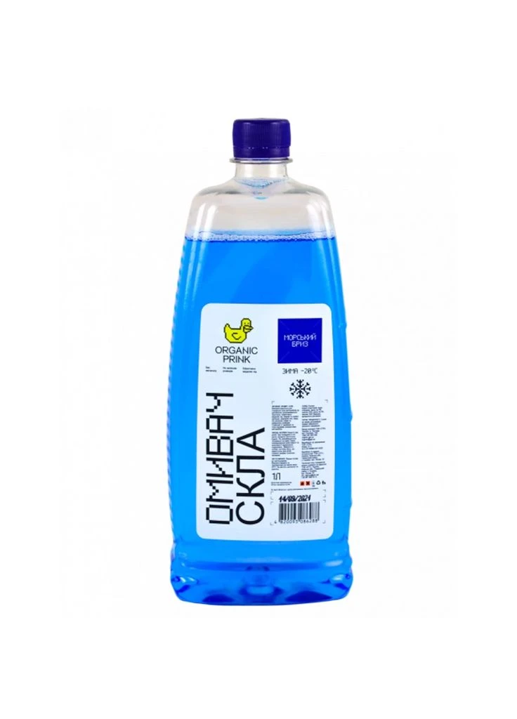 Омивач автомобільний 20 °С "Морський бриз" 1 л (012028) Organic Prink (385201264)