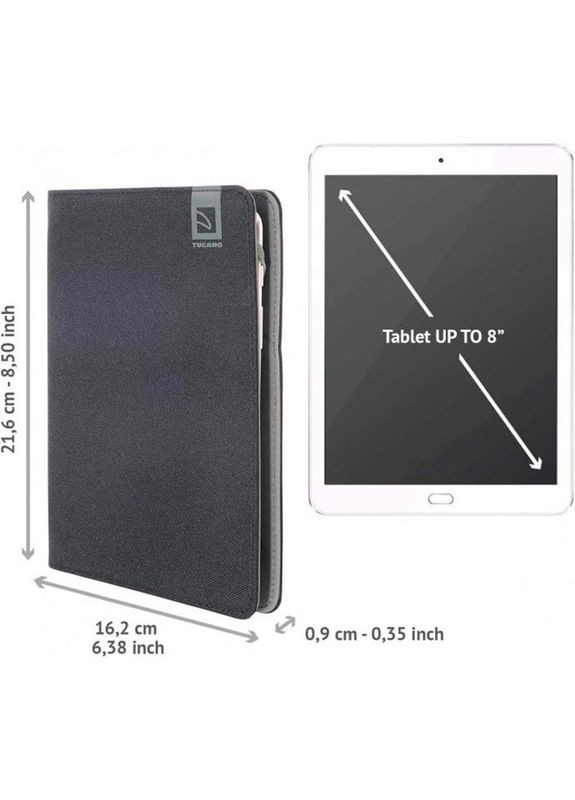 Чохол Vento Universal для планшетів 7-8" Black (TAB-VT78) Tucano (317229768)