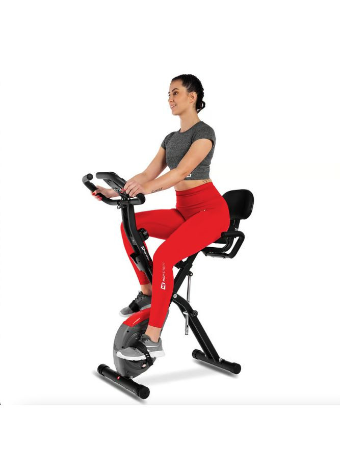 Велотренажер HS-3030X Apeks X-Bike сірий Hop-Sport (301538852)