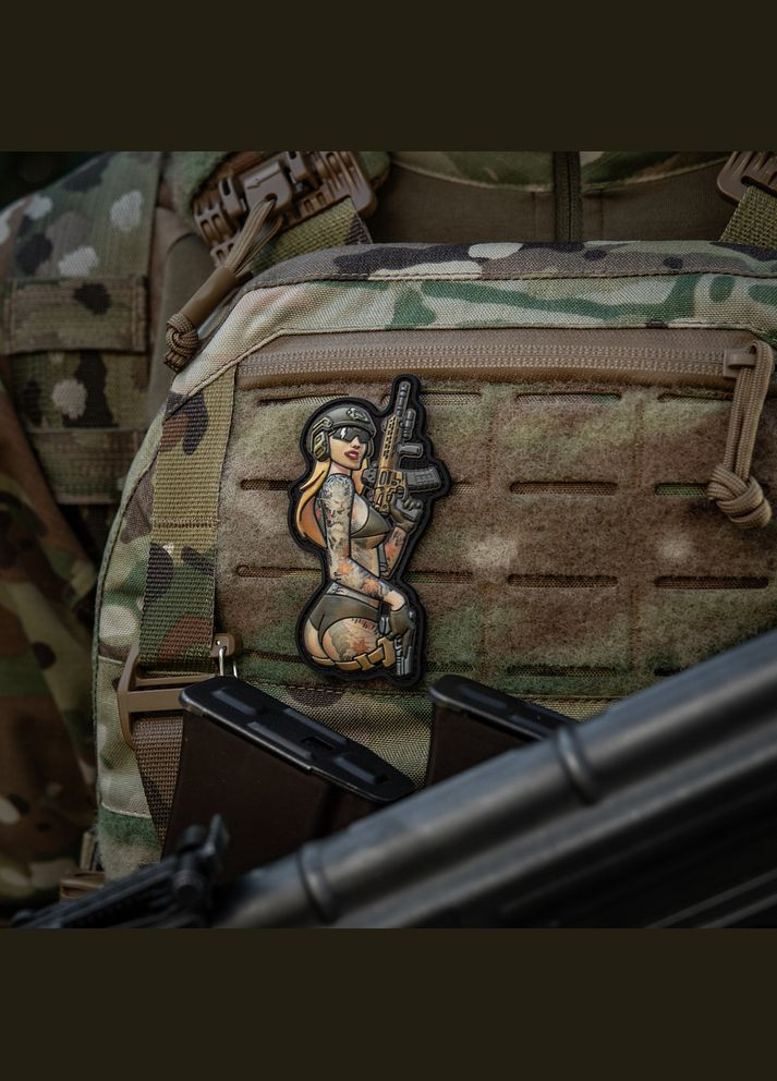 Нашивка Tactical girl №4 PVC tattoo Якудза M-TAC (315048039)