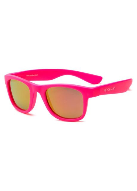 Сонцезахисні окуляри Wave неоново-рожеві до 10 років (KS-WANP003) Koolsun (367057855)