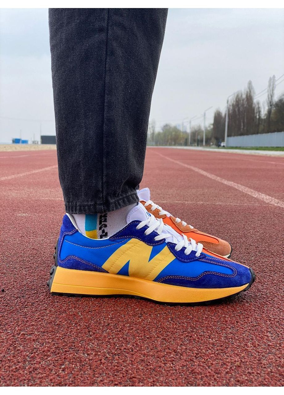 Жовті Осінні кросівки чоловічі new balance 327 multicolor uk нью беланс 327 No Brand