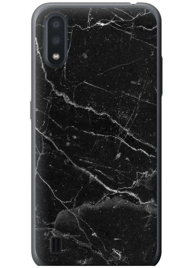2D пластиковий чохол 'Чорний мармур v2' для Endorphone Samsung Galaxy A01 A015F (316647158)
