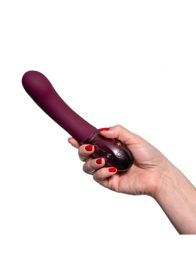 Вибратор для точки G KURVE, Treble and Bass Technology, 2 мотора, мягкий кончик SO8728 Hot Octopuss (296492108)