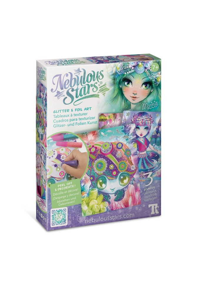 Набор для творчества Звездные блестки и фольга 11011, 3 шаблона Nebulous Stars (316519107)