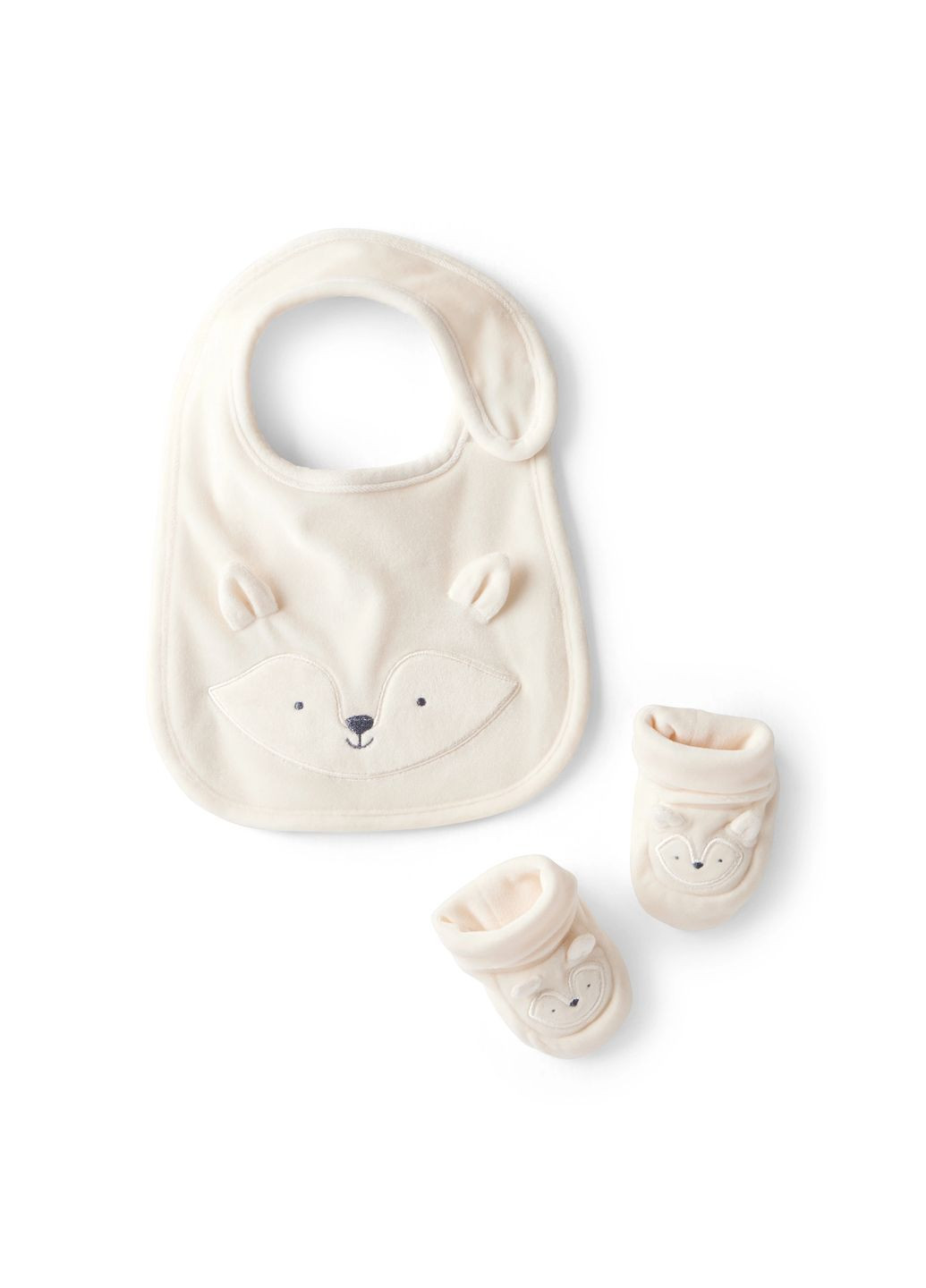 Комплект 2в1 слюнявчик, пинетки унисекс 46-61 см (1U191210_NB-3M) Carter's (370369708)