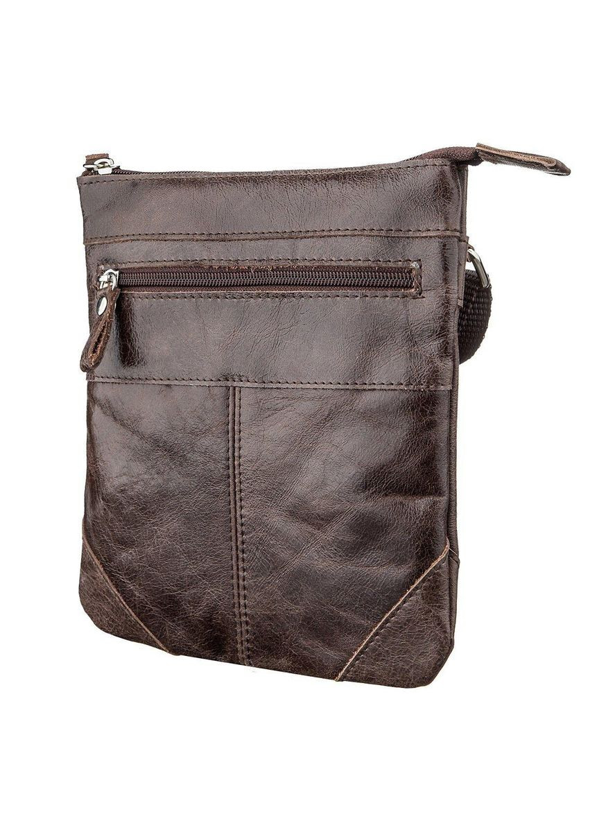 Сумка 11136 з натуральної шкіри Коричнева Shvigel (366880594)