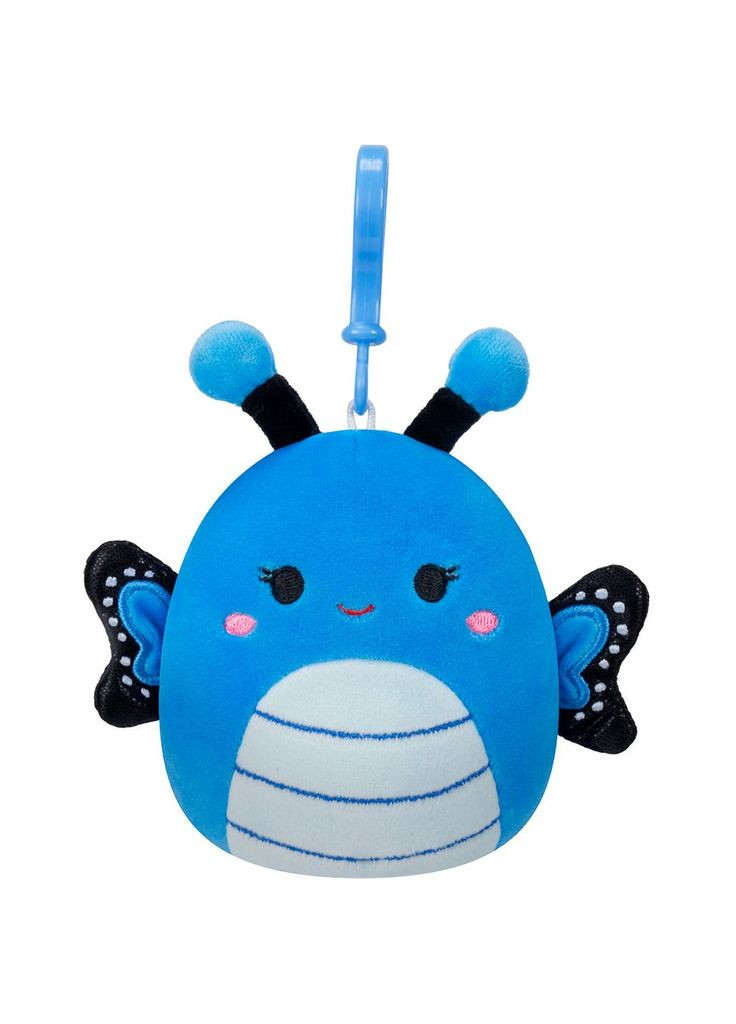 М'яка іграшка-брелок Метелик Вейверлі на кліпсі, 9 см () Squishmallows SQCP00220 (328396498)