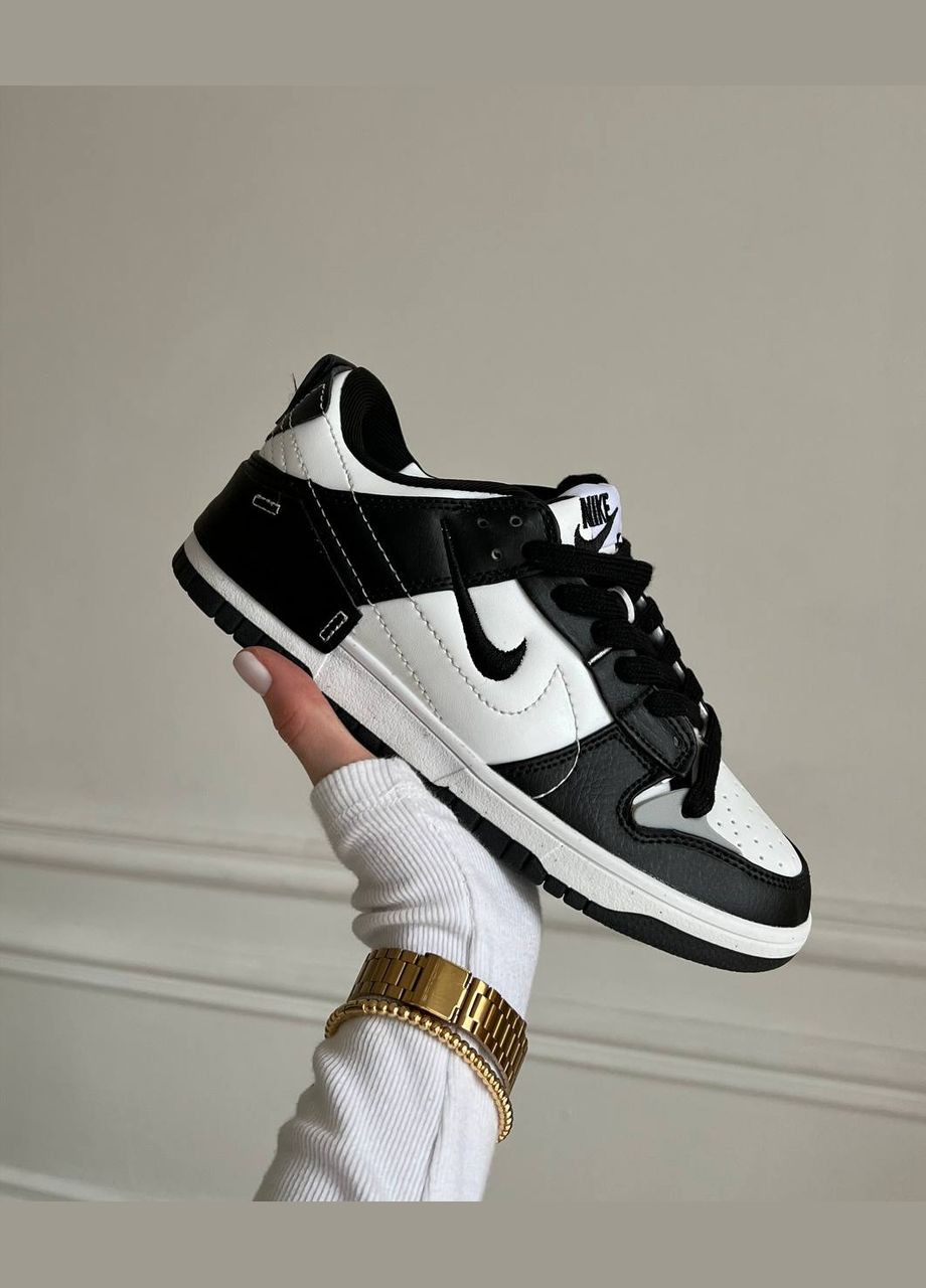 Черно-белые всесезонные кроссовки Vakko Nike Sb Dunk Low