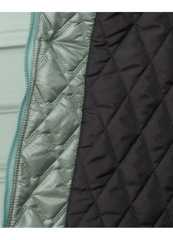 Оливкова зимня куртка 20420 Alenka Plus