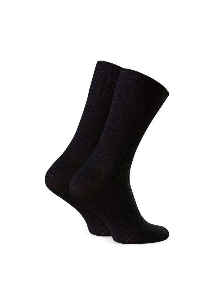 Чорні чоловічі вовняні шкарпетки Steven (309147217)