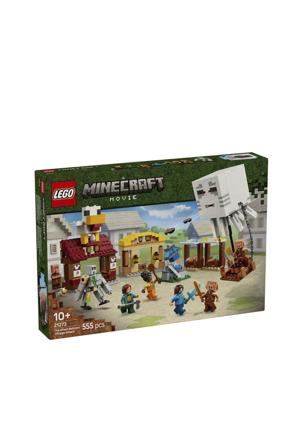 Конструктор Minecraft Напад на село з повітряною кулею Гаст колір різнокольоровий ЦБ-00276372 Lego (328200526)