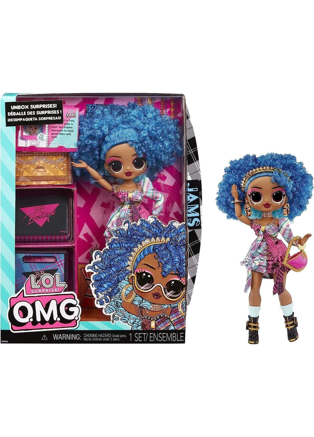 Кукла OMG S8 Джемс L.O.L. Surprise! OMG Jams Fashion Doll ЛОЛ Сюрприз ОМГ Lol Surprise (338425713)