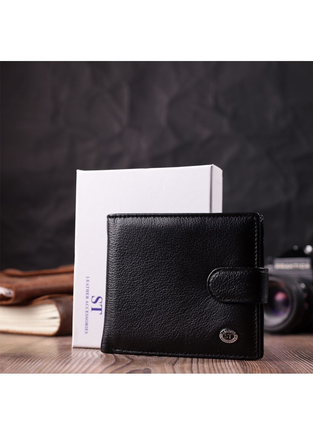 Кожаный мужской бумажник st leather (288185792)