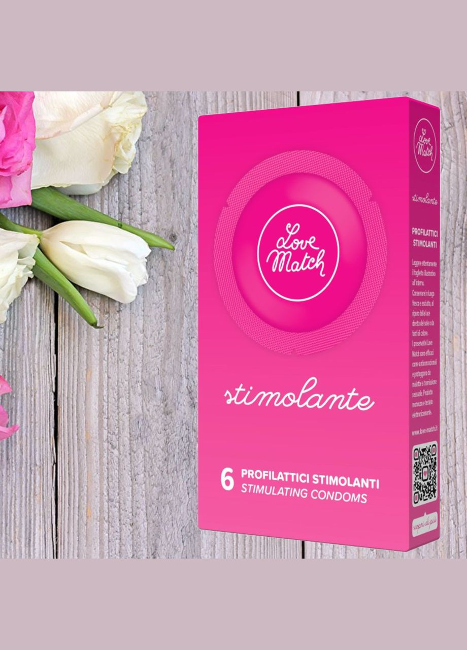 Презервативы ребристые "Stimolante " №6 Love Match (299843829)