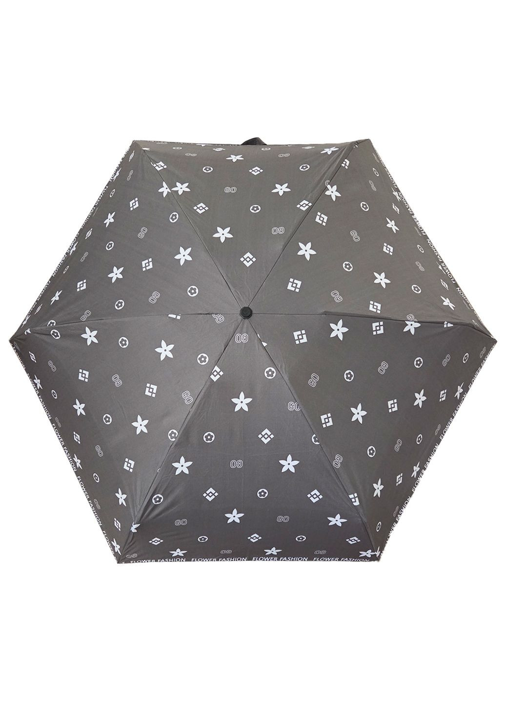 Сіра міні парасолька жіноча RST маленька система антивітер (349722973)