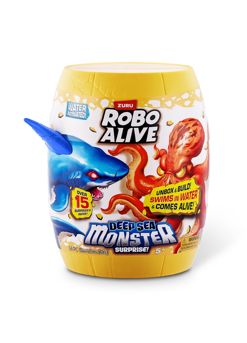 Интерактивный игровой набор Robo Alive – Глубоководный сюрприз. Большая белая акула Pets & Robo Alive (361856670)