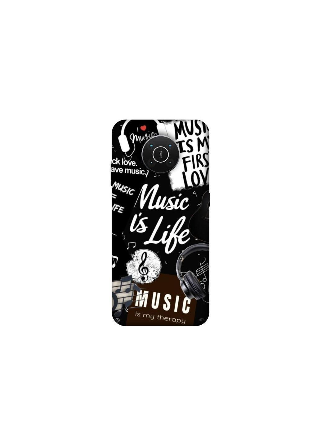 Чехол на Nokia X10 / X20 Music is Life Frontalka (363895734)