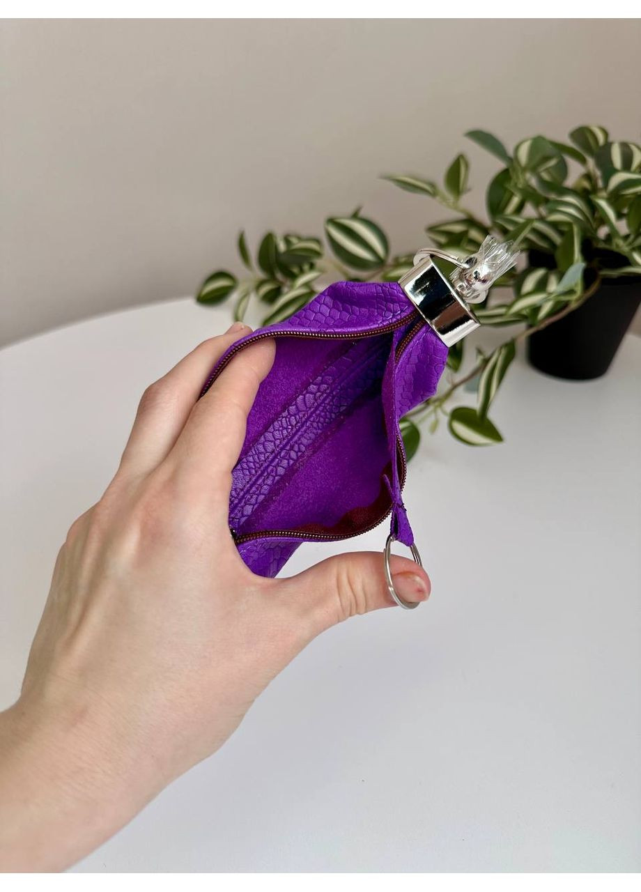 Ключница кожаная для обычных ключей на змейке с кольцом VI&VA (361847430)