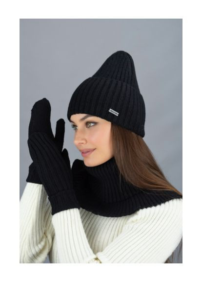 Жіночий комплект шапка, рукавички та баф Совон Braxton (369559030)