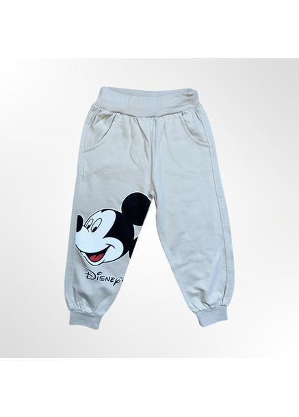 Сірий демісезонний дитячий комплект "" (лонгслів + штани) для хлопчика сірий (0373-13) брючний No Brand Mickey Mouse