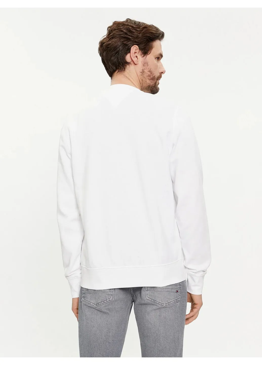 Белый мужской свитшот calvin klein (382663630)