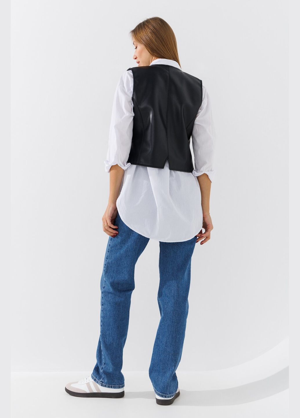 Жилет однотонный женский 5088 Черный shop (2000990825711) Karol (315961044)