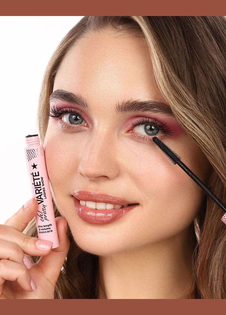 Тушь для ресниц COSMETICS VARIETE OH! PRETT удлинение 10 мл Eveline Cosmetics (340111224)