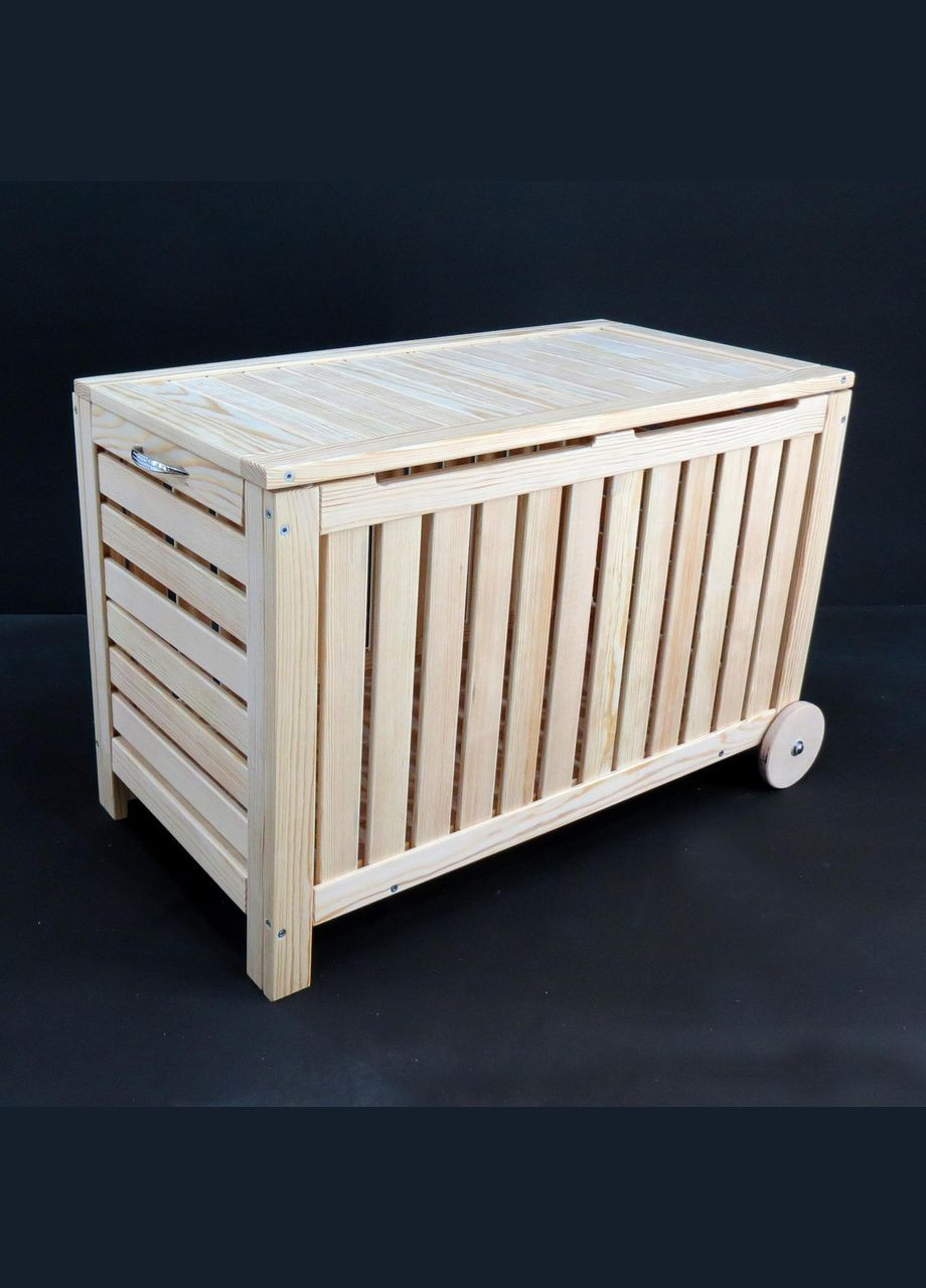 Сундук напольный из дерева Волта бланже (СНД-002701) No Brand (328080550)