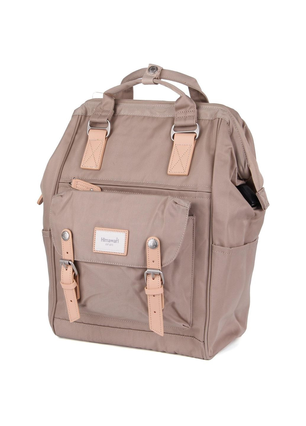 Рюкзак вологостійкий текстиль 19 л 1 відділення 27 × 40 × 17 см 9018 - 04 бежевий Himawari (373036018)