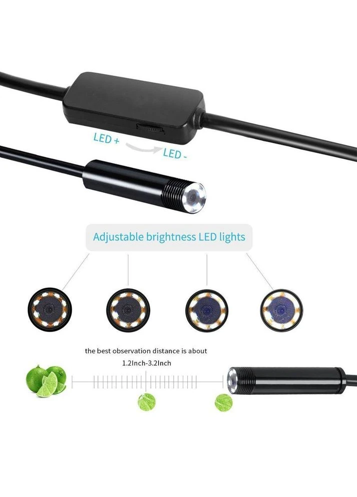 WiFi ендоскоп F150 HD 1200P 2Mp жорсткий [10 метрів] (1092) No Brand (380688746)
