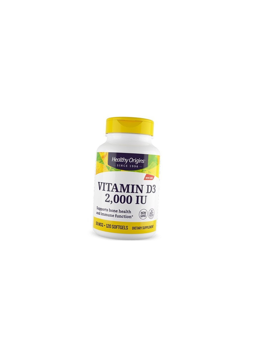 Вітамін Д3 високоактивний, Vitamin D3 2000, 360гелкапс 36354036, (36354036) Healthy Origins (293255819)