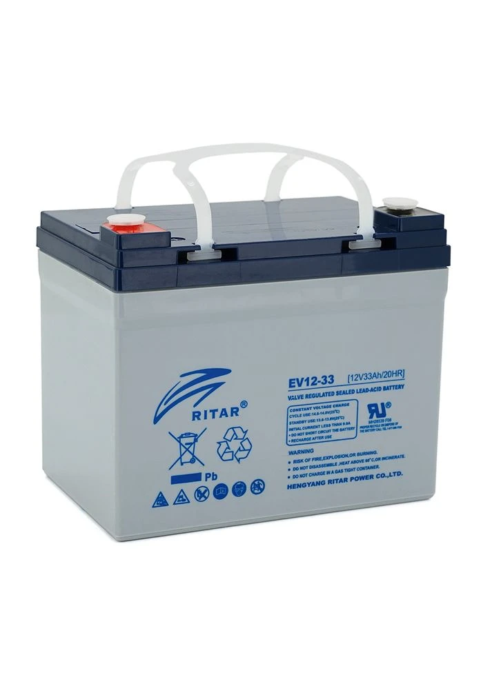 Тяговий акумулятор EV12-33,12V 33Ah, M5 (195х130х168), Q1 Ritar (315434599)