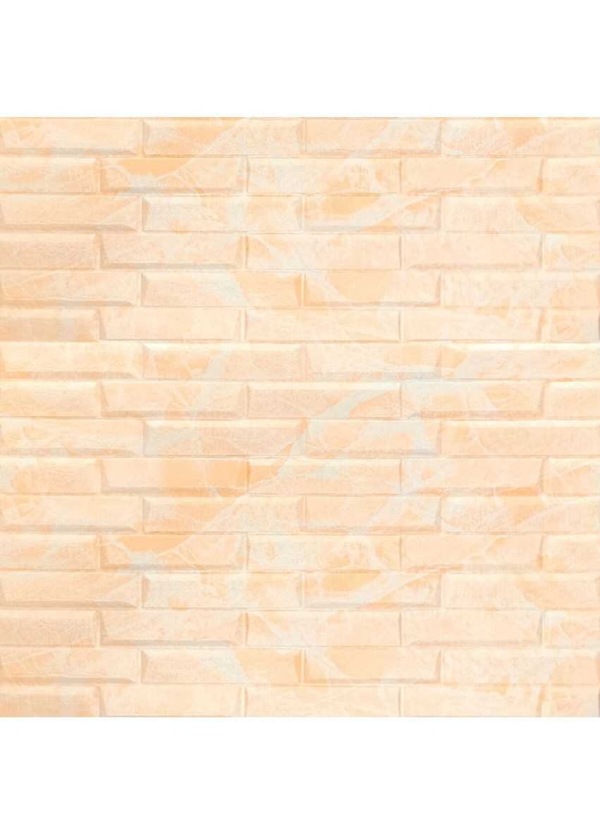 3D панель самоклеящаяся кладка 700х770х7мм Желто-белая (039) SW-00000563 No Brand (362115226)