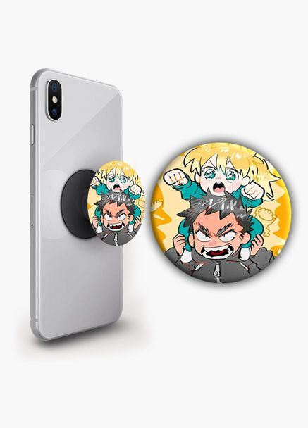 Тримач для телефону PopSockets Аніме Дорохедоро #012 Чорний No Brand (304503334)