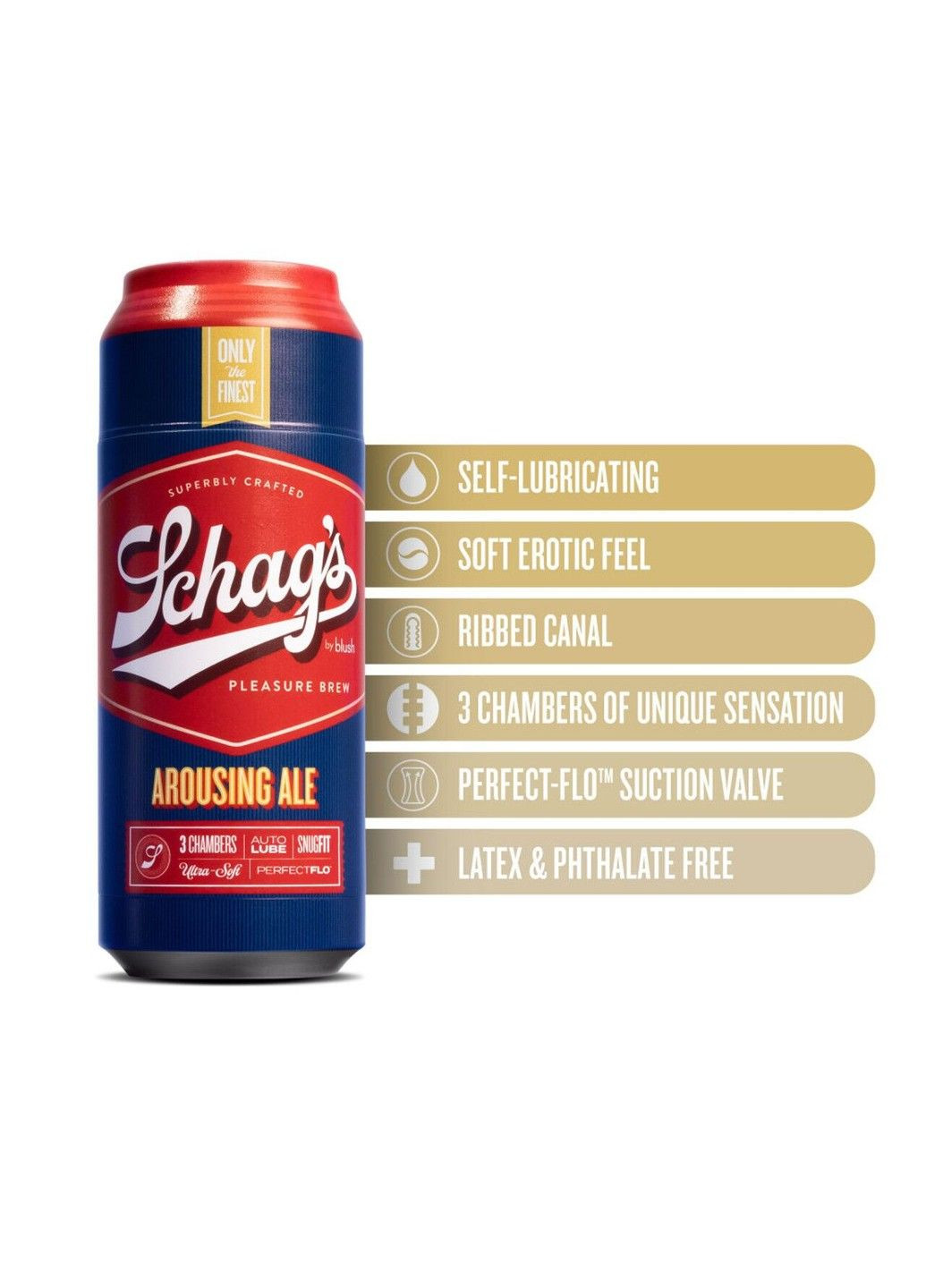 Мастурбатор Schag's by - Arousing Ale Masturbator - Frosted Blush (348517650)