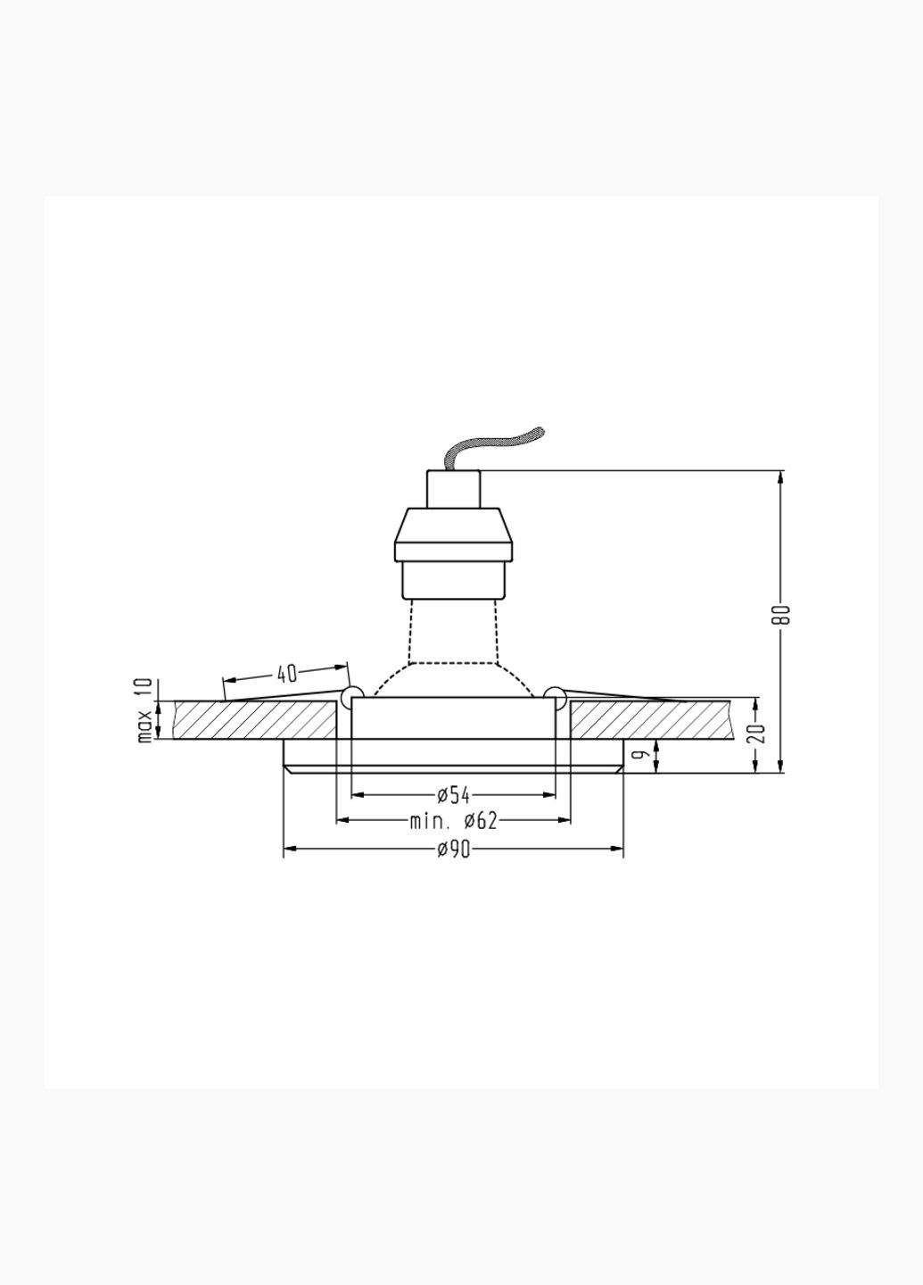 Точечный светильник SS-23 (набор 3 шт) (99-54777) Candellux (361312534)