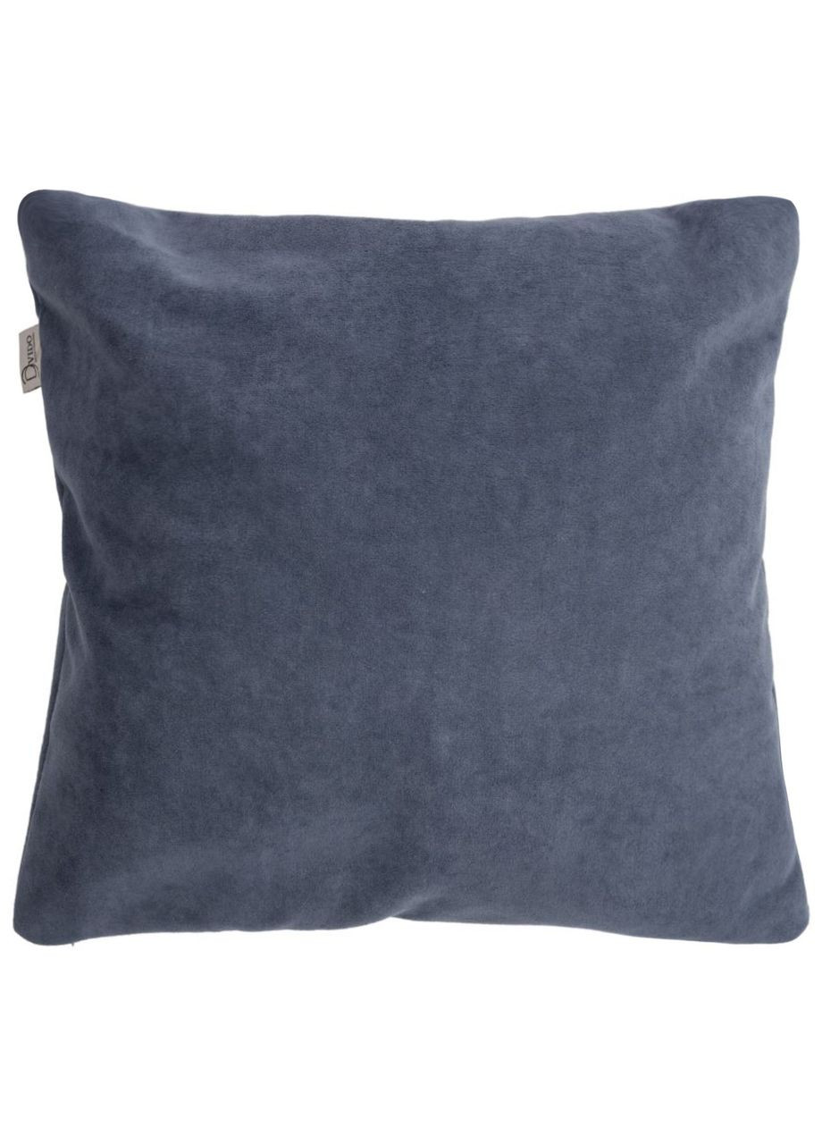 Наволочка декоративная 45х45 см сине-серый Intermediate Blue No Brand (324829668)