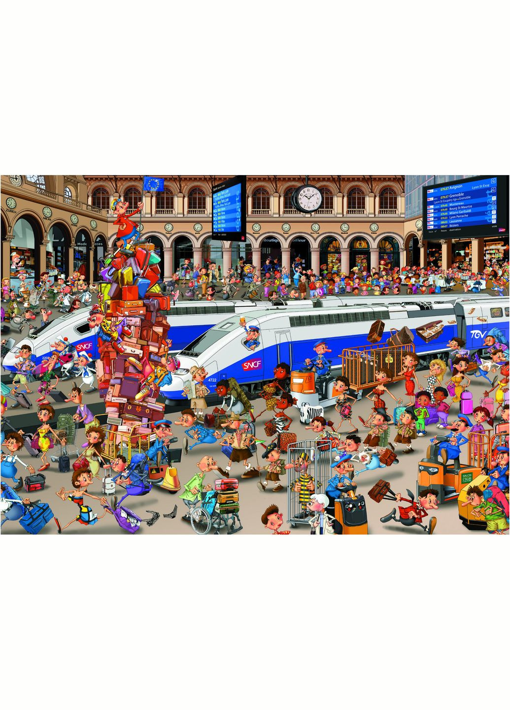 Пазл Залізничний вокзал, 1000 елементів () Piatnik PT-556746 (328396286)