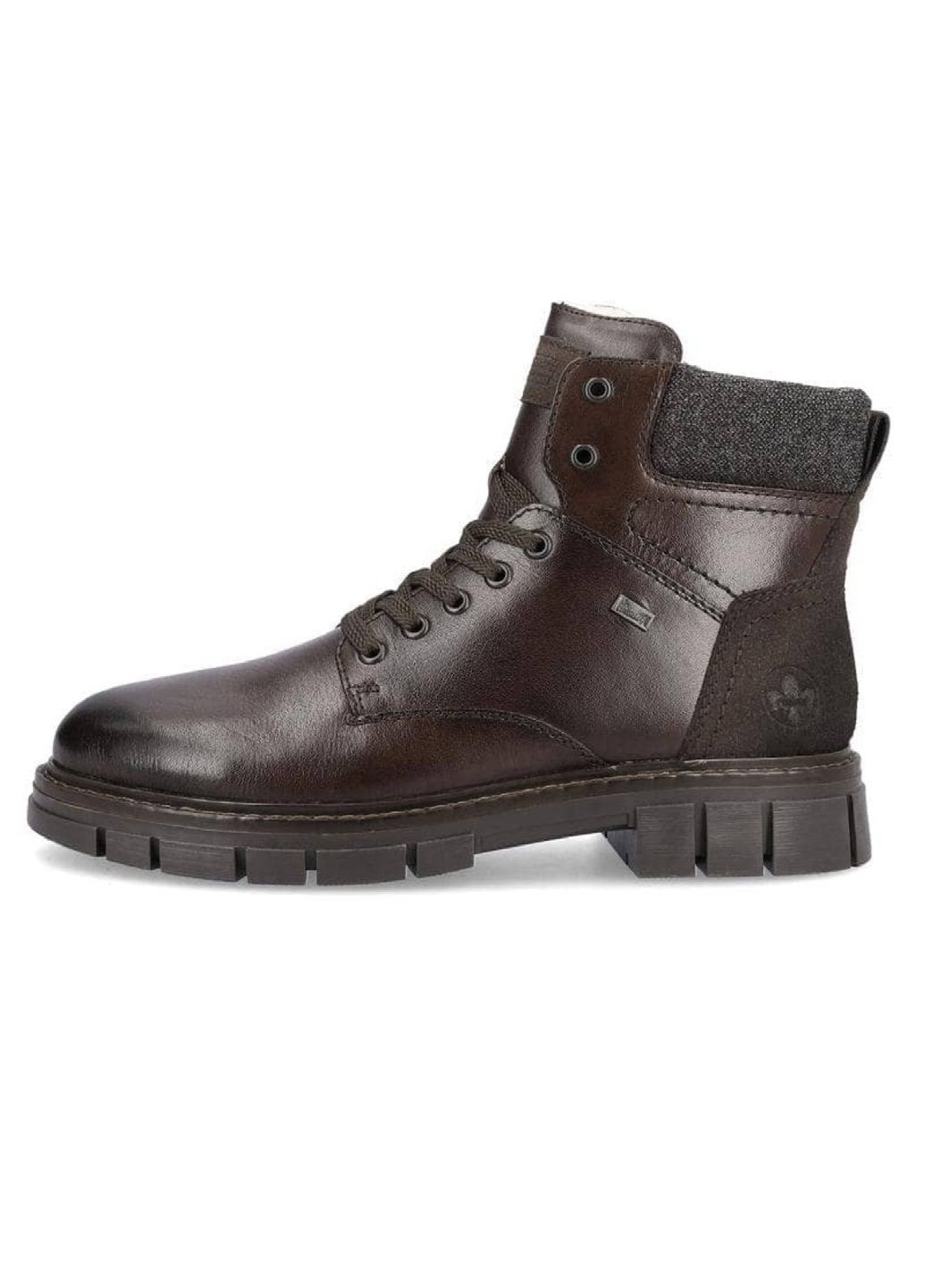 Коричневые зимние ботинки Rieker