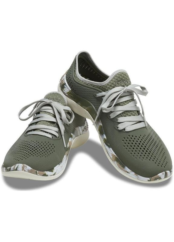 Хаки крокс literide 360 крокс кроссовки лайтрайл 360 Crocs