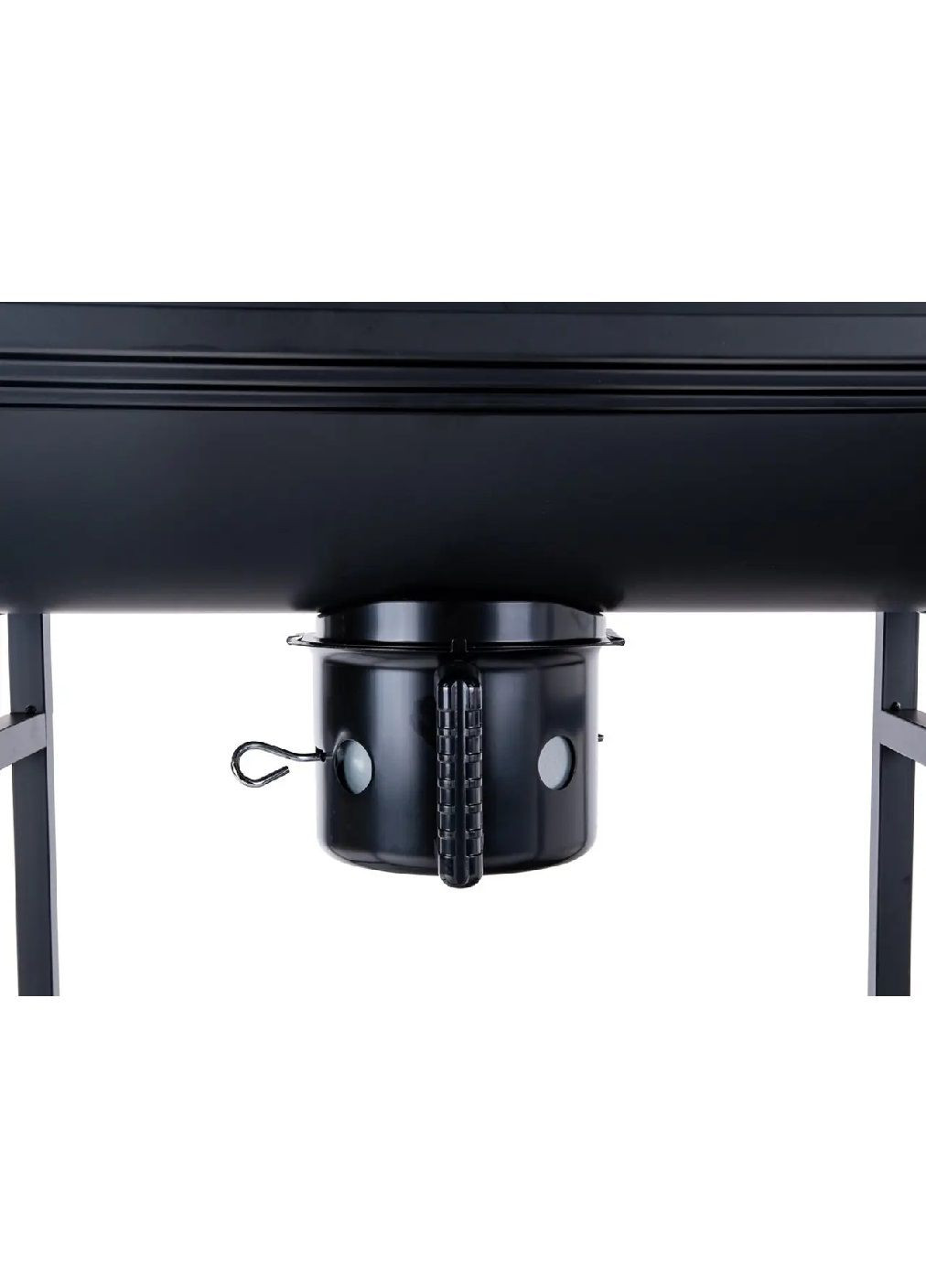 Садовый гриль мангал барбекю угольный бочкового типа с крышкой решеткой полочкой градусником на колесах (478440-Prob) Unbranded (306423352)