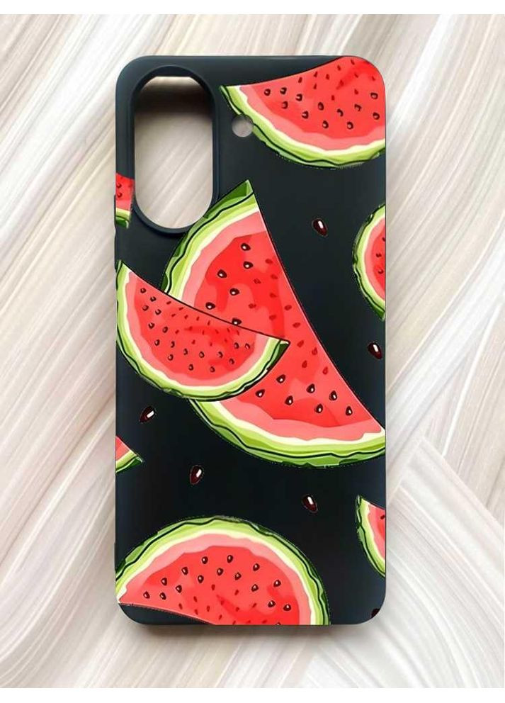 Матовый чехол на Xiaomi Redmi 13C / Poco C65 Ломтики арбуза (принт 342) Creative (355391870)
