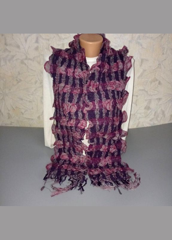 Шарф новый женский фактурный красивый объемный аксессуар + подарок No Brand (337359550)