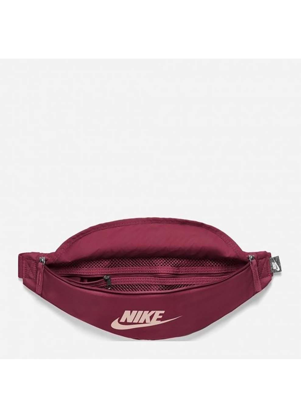 Поясная сумка Heritage Waistpack-Fa21 Бордовая Nike (302287444)