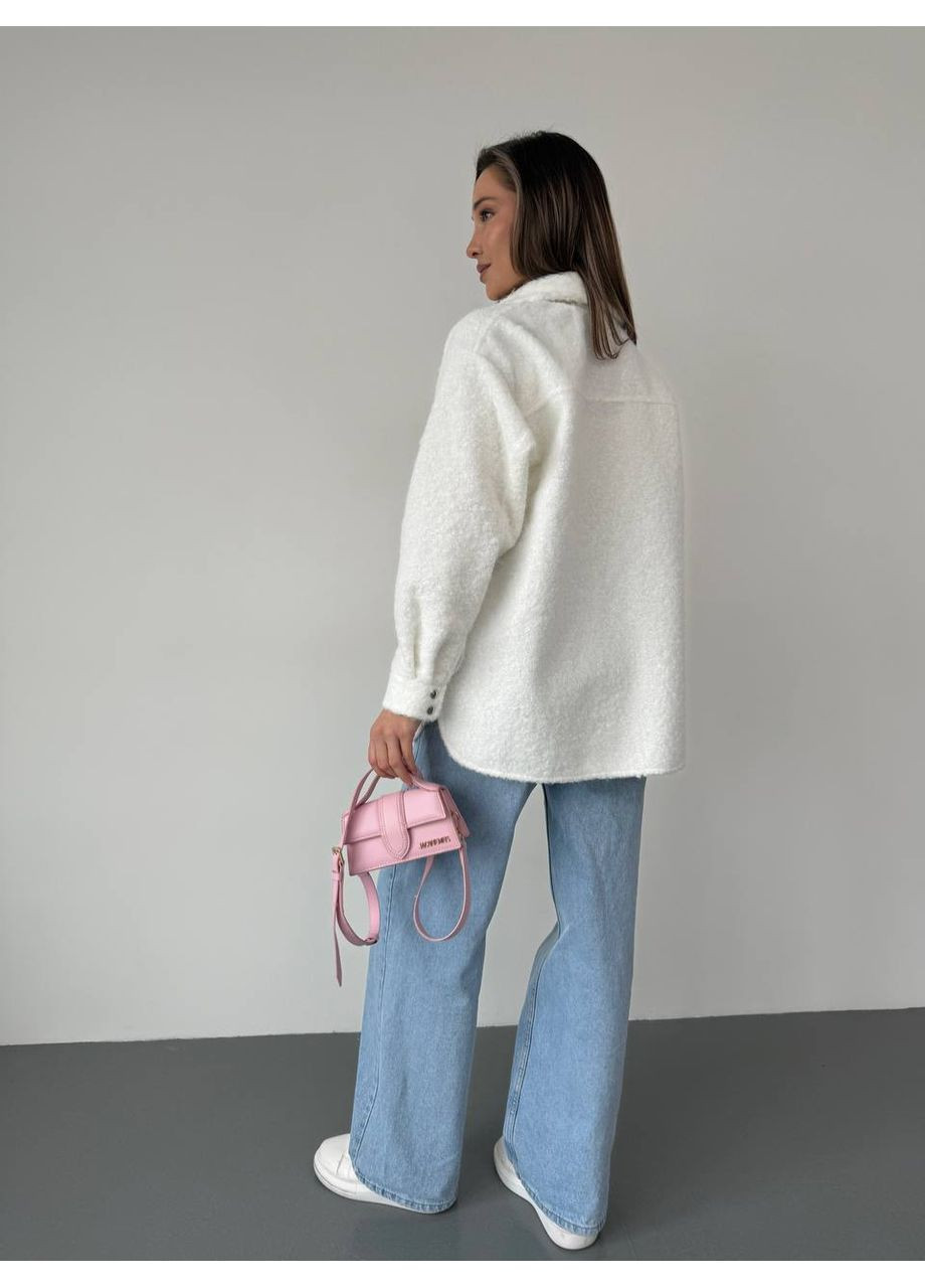 Сорочка шерсть букле,на кнопках з кишенями Україна (349360114)