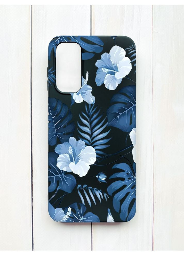 Матовий чохол на Samsung Galaxy A14 5G Чорний:: Тропіки (принт 373) Creative (360709663)