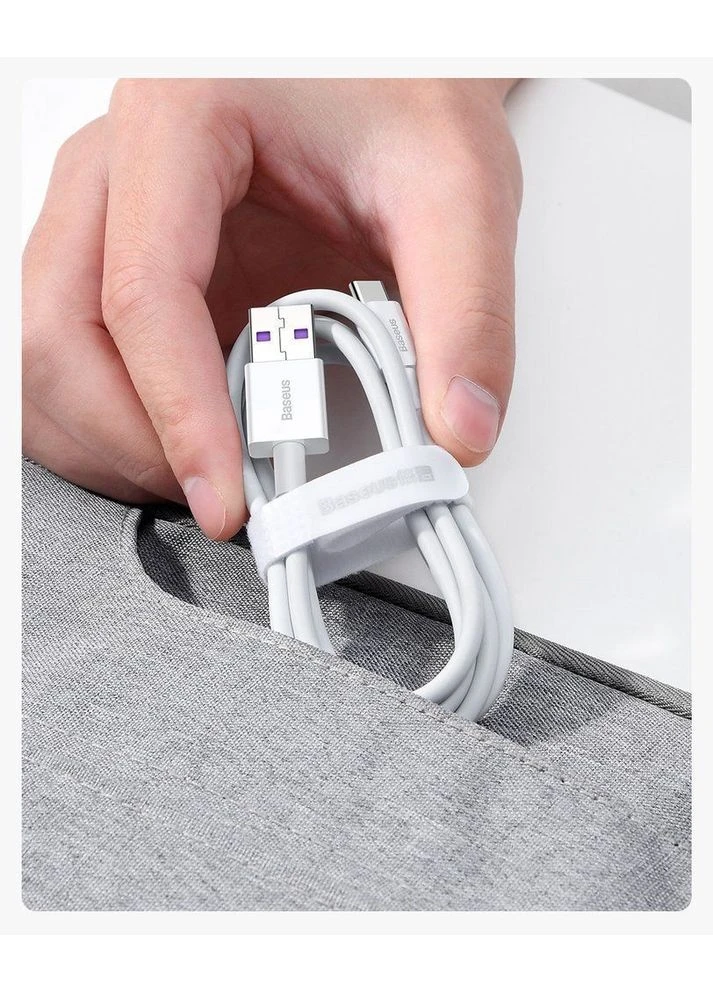 Кабель Superior Series Fast Charging USB to USB-C 66W 1m (CATYS-02) White [67416] Baseus (399436394)